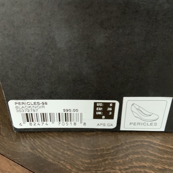 PEGABO Pericles cork heels. Black. Size 6. - Picture 6 of 6